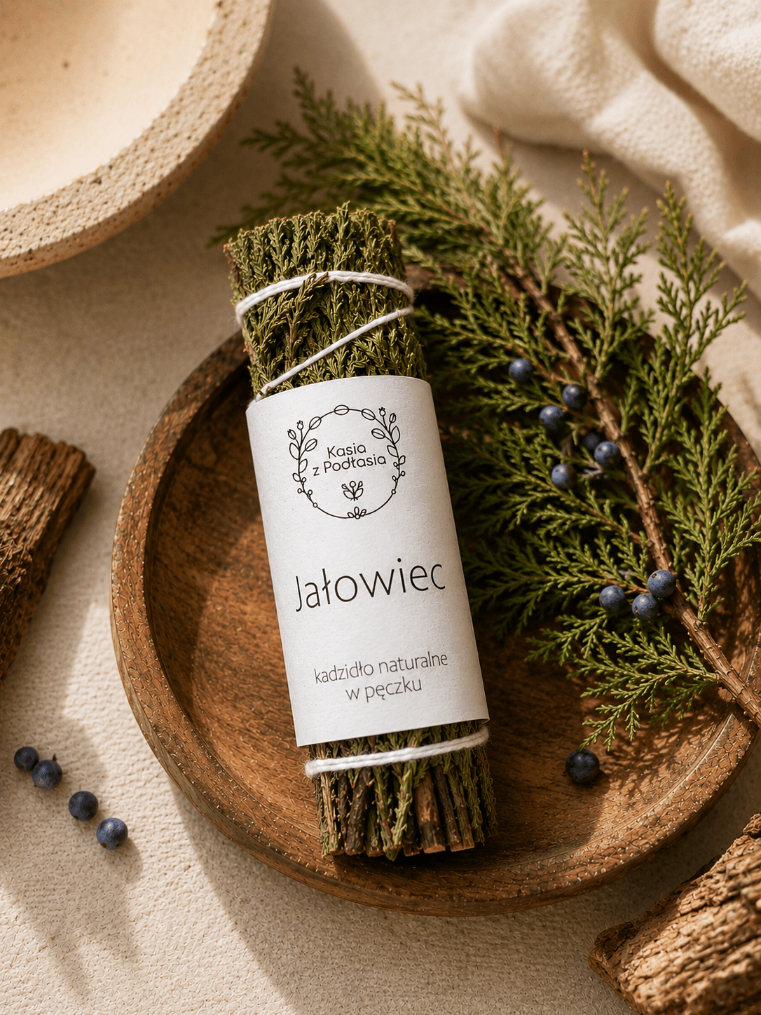 Kadzidło naturalne Jałowiec – pęczek oczyszczający i ochronny - View 1