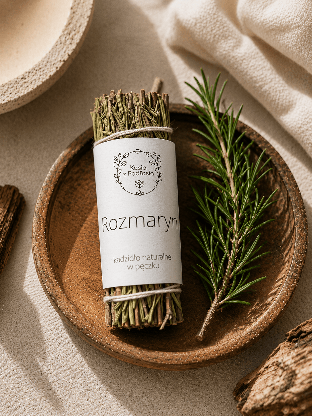 Kadzidło naturalne Rozmaryn – pęczek oczyszczający i pobudzający umysł - View 1